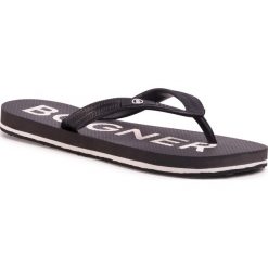 Japonki BOGNER - Palm Beach M 3 A 101-F708 Black 01. Czarne klapki męskie Bogner, bez wzorów, z tworzywa sztucznego. Za 169,00 zł.