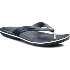 Japonki CROCS - Crocband Flip 11033 Navy. Niebieskie klapki damskie Crocs, bez wzorów, z tworzywa sztucznego, bez obcasa. Za 119,00 zł.