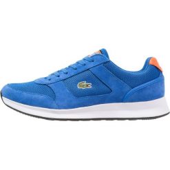 Lacoste JOGGEUR Sneakersy niskie blue/orange. Niebieskie sneakersy męskie marki Lacoste, bez wzorów, ze skóry, bez zapięcia. W wyprzedaży za 356,85 zł.
