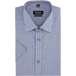 Koszula bexley 2574 krótki rękaw custom fit niebieski. Niebieskie koszule męskie marki Recman, m, bez wzorów, bez kołnierzyka, z krótkim rękawem. Za 99,99 zł.