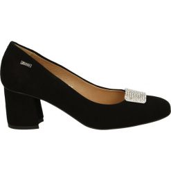 Czółenka - 2721 NERO 14A. Czarne buty ślubne damskie Venezia, ze skóry. Za 199,00 zł.