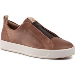 Sneakersy ECCO - Soft 8 Lx 46021451053 Cashmere/Powder. Pomarańczowe sneakersy męskie ecco, ze skóry, eleganckie. W wyprzedaży za 449,00 zł.