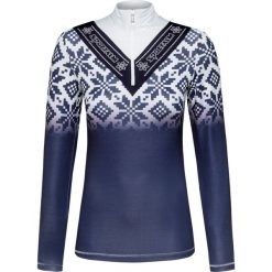 Golf SPORTALM SEAK. Niebieskie swetry damskie Sportalm, bez wzorów, z tkaniny, retro, z krótkim rękawem, krótkie, bez kaptura. W wyprzedaży za 525,00 zł.