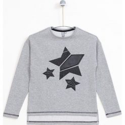 Lemon Explore - Bluza dziecięca 122-164 cm. Szare bluzy dziewczęce marki LEMON explore, z nadrukiem, z bawełny, bez rękawów, bez kaptura. W wyprzedaży za 37,90 zł.