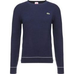 Lacoste LIVE Sweter marine/blanc. Niebieskie swetry klasyczne męskie marki Lacoste LIVE, s, z bawełny. Za 429,00 zł.