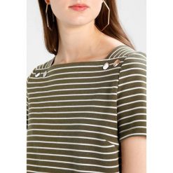 Sukienki: Vila VISONJA DRESS Sukienka z dżerseju ivy green/cloud dancer