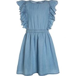 Sukienki dziewczęce z falbanami: GAP GIRLS Sukienka jeansowa light indigo