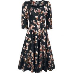 H&R London Metallic Magnolia Swing Dress Sukienka czarny. Czarne sukienki damskie marki H&R London, xl, bez wzorów, bez kołnierzyka, bez rękawów. Za 324,90 zł.