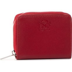 Mały Portfel Damski STEFANIA - 340D/CIE Czerwony. Czerwone portfele damskie Stefania, bez wzorów, ze skóry. Za 139,00 zł.