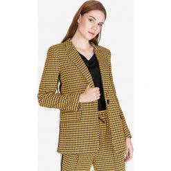 TWINSET Marynarka Czarny Żółty. Żółte kurtki damskie Twinset, s, bez wzorów, z elastanu. Za 878,95 zł.