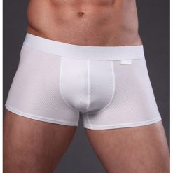 Męskie bokserki Jolidon Jacquard Blanc. Brązowe bokserki męskie Astratex, z żakardem. Za 83,99 zł.
