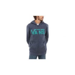 Bluzy Vans VN000J6KTDK CLASSIC ZIP. Niebieskie bluzy męskie Vans, s, bez wzorów, bez kołnierzyka, bez rękawów, bez kaptura. Za 280,31 zł.