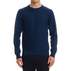 Sweter w kolorze ciemnoniebieskim. Niebieskie swetry męskie GALVANNI, xl, z bawełny, z okrągłym kołnierzem. W wyprzedaży za 209,95 zł.