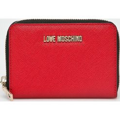 Love Moschino - Portfel. Czerwone portfele damskie Love Moschino, bez wzorów, z materiału. W wyprzedaży za 239,90 zł.