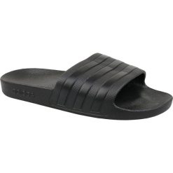 Adidas Adilette Aqua F35550 47 Czarne. Czarne kapcie męskie Adidas, z syntetyku. W wyprzedaży za 69,99 zł.