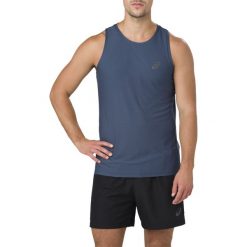 Koszulki sportowe męskie: Koszulka Asics SINGLET M Niebieska