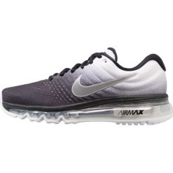 Nike Performance AIR MAX 2017 BG Obuwie do biegania treningowe black/white. Szare buty do biegania damskie marki Nike Performance, z materiału. W wyprzedaży za 433,30 zł.