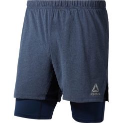 Spodenki do biegania męskie REEBOK RUNNING 2-in-1 SHORT / CD5436. Spodenki sportowe męskie Reebok, m, bez wzorów, do biegania. Za 119,99 zł.