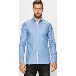 Tommy Hilfiger - Koszula. Białe koszule męskie TOMMY HILFIGER, s, bez wzorów, z elastanu, eleganckie, z klasycznym kołnierzykiem, z długim rękawem. Za 449,90 zł.