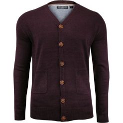 Bordowy Elegancki Kardigan Męski, Sweter Rozpinany na Guziki -BRAVE SOUL- z Dwoma Kieszonkami SWBRSAW19GHAZAIoxblood. Czerwone swetry męskie m, eleganckie. Za 79,00 zł.
