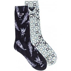 Roxy Skarpetki Mid Calf J Sock kvj0 Anthracite. Szare skarpetki damskie Roxy, z bawełny. Za 89,00 zł.