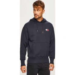 Tommy Jeans - Bluza. Niebieskie bluzy męskie Tommy Jeans, s, bez wzorów, z bawełny, z kapturem, bez rękawów, z kapturem. Za 449,90 zł.