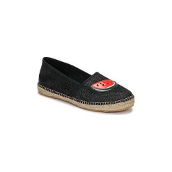 Espadryle André JAVANAISE. Czarne espadryle damskie Andre, bez wzorów, bez obcasa. Za 239,20 zł.
