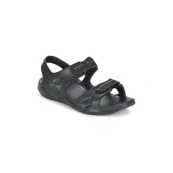 Sandały Crocs SWIFTWATER RIVER SANDAL. Czarne klapki męskie Crocs, bez wzorów. Za 143,20 zł.