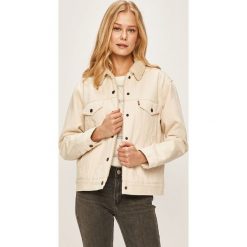 Levi's - Kurtka jeansowa. Białe kurtki damskie Levi's®, s, bez wzorów, z bawełny, krótkie. Za 559,90 zł.
