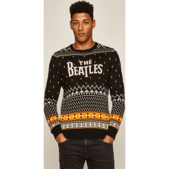 Medicine - Sweter Music Wall. Czarne swetry męskie MEDICINE, xl, bez wzorów, z bawełny, z okrągłym kołnierzem, bez kaptura. W wyprzedaży za 59,90 zł.