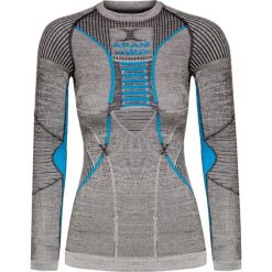 Koszulka X-BIONIC APANI 4.0 MERINO. Czarne koszulki damskie termoaktywne X BIONIC, bez wzorów, z wełny, bez kołnierzyka, bez rękawów, bez kaptura. W wyprzedaży za 548,00 zł.