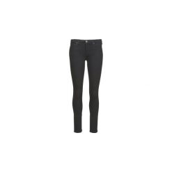 Jeansy slim fit Lee SCARLETT. Czarne jeansy damskie Lee, bez wzorów, z jeansu. W wyprzedaży za 252,41 zł.