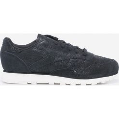 Reebok Classic - Buty CL LTHR SHIMMER. Czarne buty sportowe damskie marki Reebok Classic, ze skóry, reebok classic. W wyprzedaży za 239,90 zł.