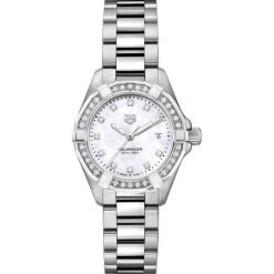 TAG HEUER RABAT ZEGAREK AQUARACER WBD1415.BA0741. Szare zegarki damskie TAG HEUER, ze stali. W wyprzedaży za 12260,00 zł.