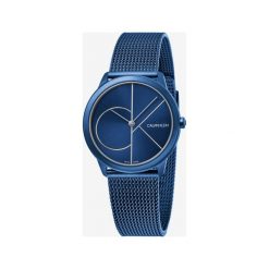 Calvin Klein Minimal Zegarek Niebieski. Niebieskie zegarki damskie Calvin Klein, ze stali. Za 1196,95 zł.
