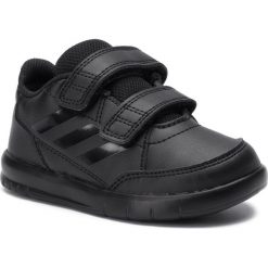 Buty adidas - AltaSport CF I D96847 Cblack/Cblack/Cblack. Czarne półbuty dziewczęce Adidas, na rzepy. Za 129,00 zł.