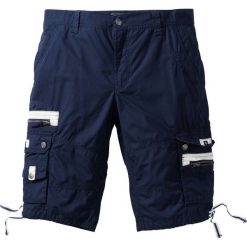 Spodenki i szorty męskie: Bermudy Loose Fit bonprix ciemnoniebieski