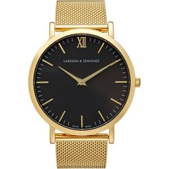 Larsson & Jennings LUGANO Zegarek goldcoloured/black. Żółte zegarki damskie Larsson & Jennings. Za 1049,00 zł.