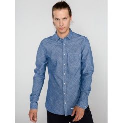 Marc O’Polo Koszula Niebieski. Niebieskie koszule męskie Marc O'Polo, m, bez wzorów, z bawełny, polo, z długim rękawem. Za 412,95 zł.