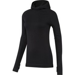 Bluzy damskie: Adidas Bluza damska Seamless Climaheat Hooded Longsleeve czarna r. M (AY9314)