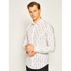 Koszula Emporio Armani 3H1C09 1N86Z F108. Białe koszule męskie Emporio Armani, xl, bez wzorów, z elastanu, casualowe, bez kołnierzyka, bez rękawów. W wyprzedaży za 469,00 zł.