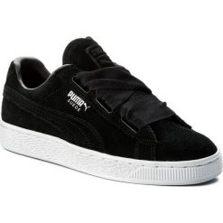 Buciki niemowlęce: Puma Buty juniorskie Suede Heart Jr czarne r. 39 (365135-02)
