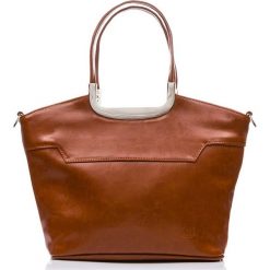 ELEGANCKA TOREBKA DAMSKA PAOLO PERUZZI SKÓRZANA KONIAKOWA. Brązowe torebki klasyczne damskie producent niezdefiniowany, z materiału. Za 329,00 zł.
