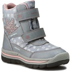 Kozaki dziewczęce: Śniegowce GEOX – J Overland B Abx D J640FD 0MNCE C1006 Szary