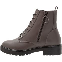 Botki damskie: ONLY SHOES Botki sznurowane grey
