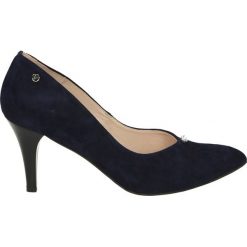 Czółenka - Z7270205 BLU. Czarne buty ślubne damskie Venezia, ze skóry. Za 329,00 zł.