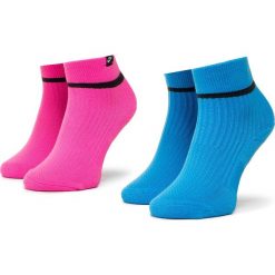 Zestaw 2 par niskich skarpet unisex NIKE - SK0262-967 Niebieski Różowy. Różowe skarpetki damskie Nike, bez wzorów, z elastanu. Za 49,00 zł.