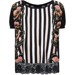Twin-Set Bluzka. Bluzki damskie Twin Set, na co dzień, bez wzorów, z tkaniny, bez kołnierzyka, z krótkim rękawem. Za 249,00 zł.