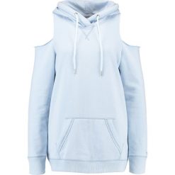 Bluzy rozpinane damskie: Hollister Co. DESTROY Bluza z kapturem light blue