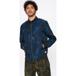 Jack & Jones - Kurtka bomber. Niebieskie kurtki męskie Jack & Jones, xl, bez wzorów, z poliesteru, krótkie, bez kaptura. W wyprzedaży za 129,90 zł.